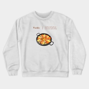 Spanish Food❤️Paella Crewneck Sweatshirt